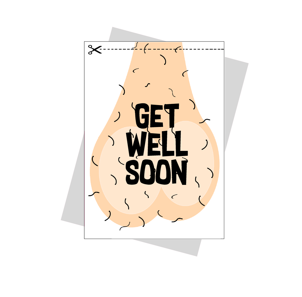 Vasectomy Card - Funny Get Well Soon Cards for Men - Get Well Cards from  Women